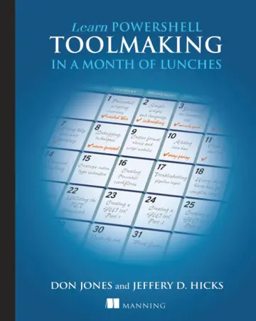 Cover of Learn PowerShell Toolmaking in a Month of Lunches