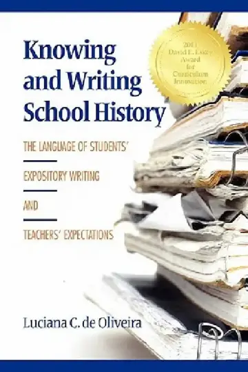 Cover of Knowing and Writing School History