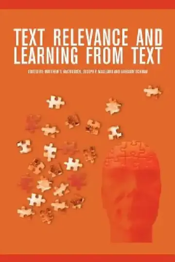 Cover of Text Relevance and Learning from Text