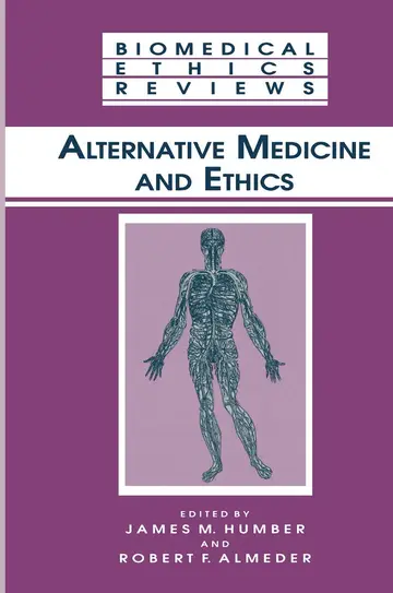 Cover of Alternative Medicine and Ethics