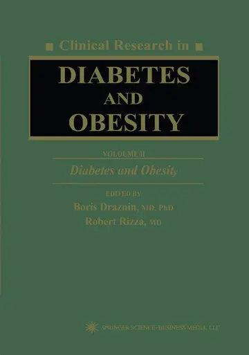 Cover of Clinical Research in Diabetes and Obesity, Volume 2