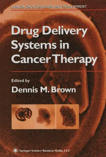 Cover of Drug Delivery Systems in Cancer Therapy