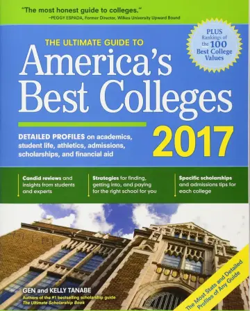 Cover of The Ultimate Guide to America's Best Colleges 2017