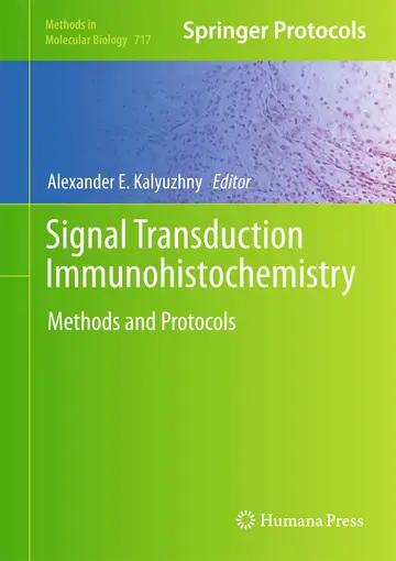 Cover of Signal Transduction Immunohistochemistry