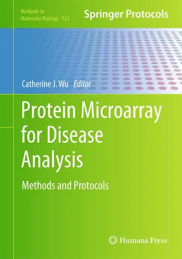 Cover of Protein Microarray for Disease Analysis