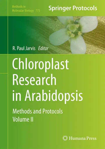 Cover of Chloroplast Research in Arabidopsis