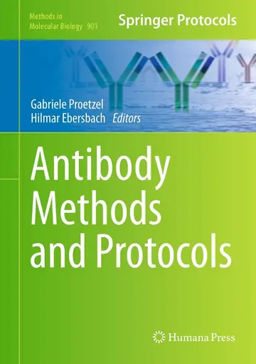 Cover of Antibody Methods and Protocols
