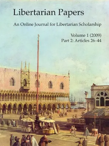 Cover of Libertarian Papers, Vol. 1, Part 2