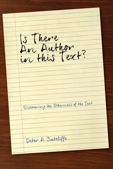 Cover of Is There an Author in This Text?