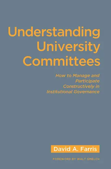 Cover of Understanding University Committees