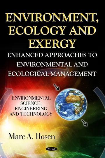 Cover of Environment, Ecology & Exergy