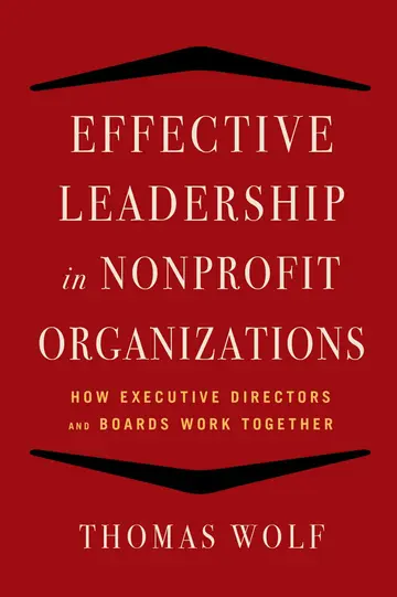 Cover of Effective Leadership for Nonprofit Organizations