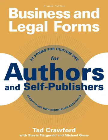 Cover of Business and Legal Forms for Authors and Self-Publishers