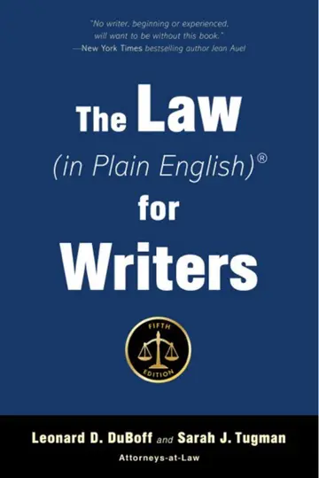 Cover of The Law for Writers