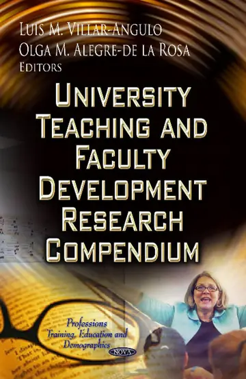 Cover of University Teaching & Faculty Development Research Compendium