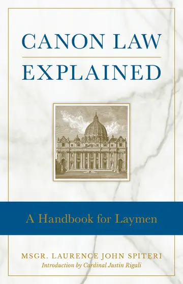 Cover of Canon Law Explained