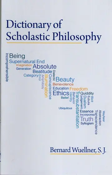 Cover of Dictionary of Scholastic Philosophy