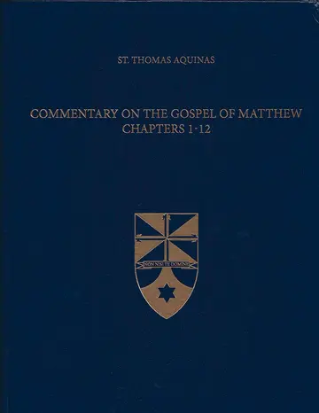 Cover of Commentary on the Gospel of Matthew 1-12