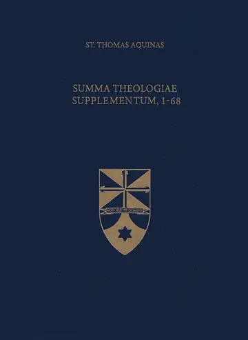 Cover of Summa Theologiae Supplementum, 1-68