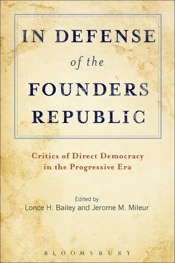 Cover of In Defense of the Founders Republic