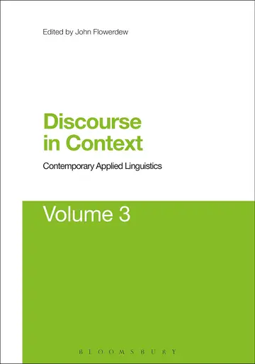 Cover of Discourse in Context