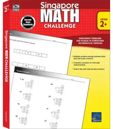 Cover of Singapore Math Challenge, Grades 2 - 5