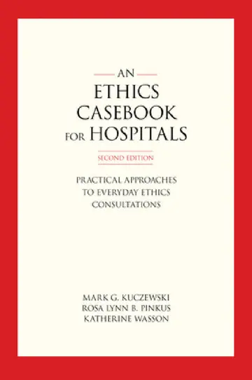 Cover of An Ethics Casebook for Hospitals
