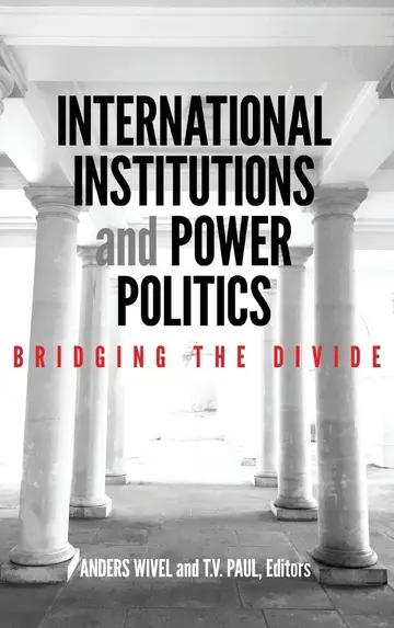 Cover of International Institutions and Power Politics