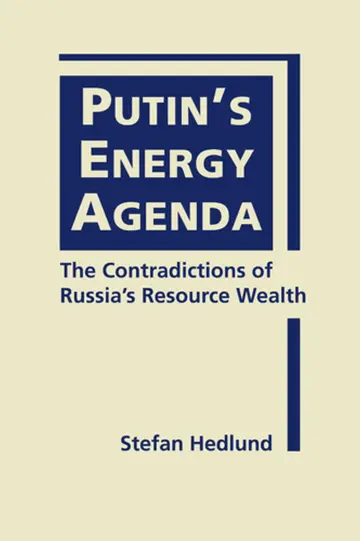 Cover of Putin's Energy Agenda