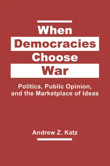 Cover of When Democracies Choose War