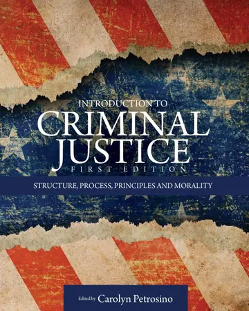 Cover of Introduction to Criminal Justice