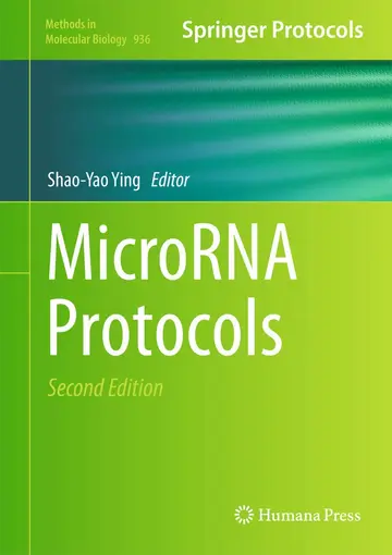 Cover of MicroRNA Protocols