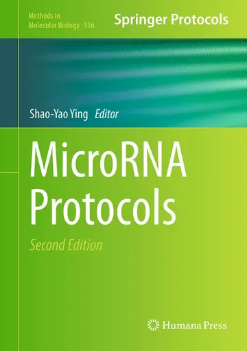Cover of MicroRNA Protocols