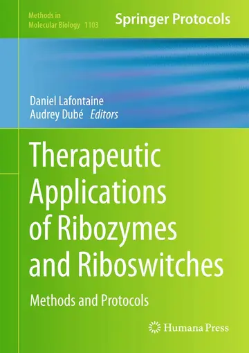 Cover of Therapeutic Applications of Ribozymes and Riboswitches