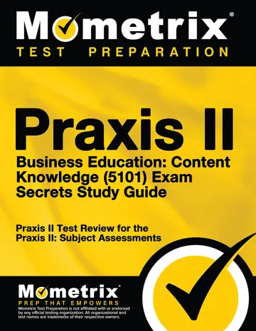 Cover of Praxis II Business Education