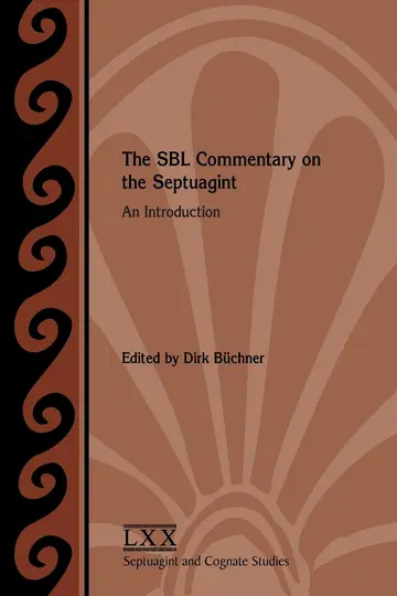 Cover of The SBL Commentary on the Septuagint