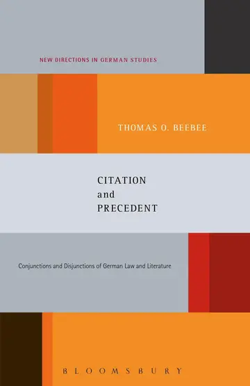 Cover of Citation and Precedent