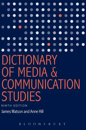 Cover of Dictionary of Media and Communication Studies