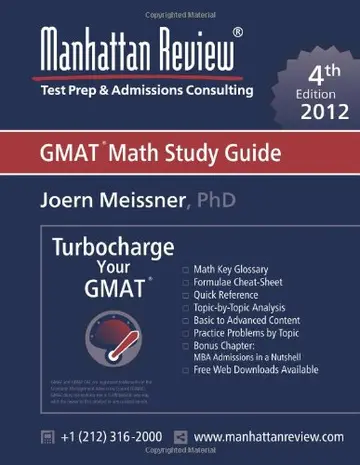 Cover of Manhattan Review Turbocharge your GMAT
