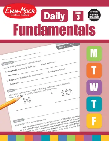 Cover of Daily Fundamentals, Grade 3