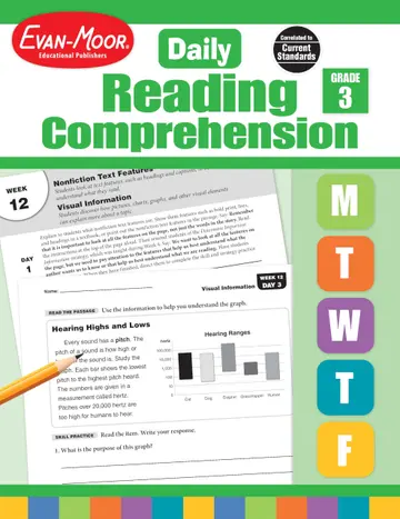 Cover of Daily Reading Comprehension, Grade 3