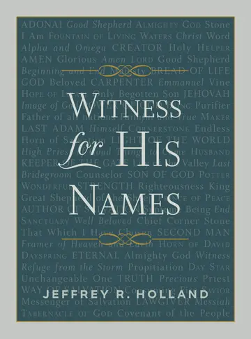Cover of Witness for His Names