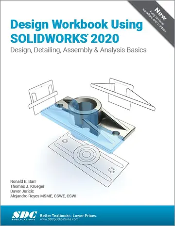 Cover of Design Workbook Using Solidworks 2020, 1St Edition