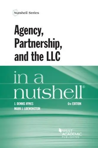 Cover of Agency, Partnership, and the LLC in a Nutshell