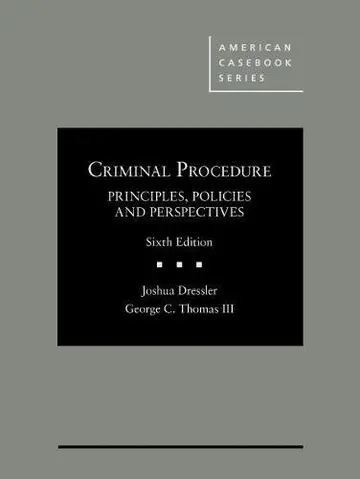 Cover of Criminal Procedure, Principles, Policies and Perspectives