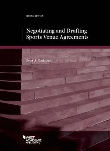 Cover of Negotiating and Drafting Sports Venue Agreements