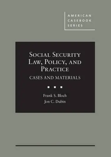 Cover of Social Security Law, Policy, and Practice