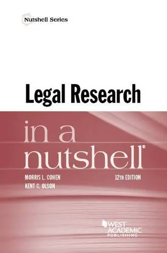 Cover of Legal Research in a Nutshell