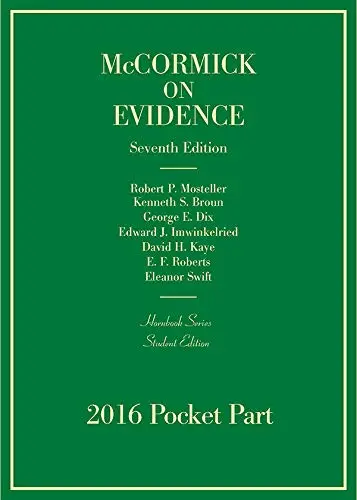 Cover of Evidence (Pocket Part)