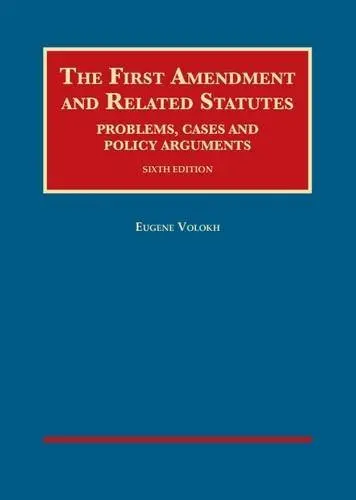 Cover of The First Amendment and Related Statutes